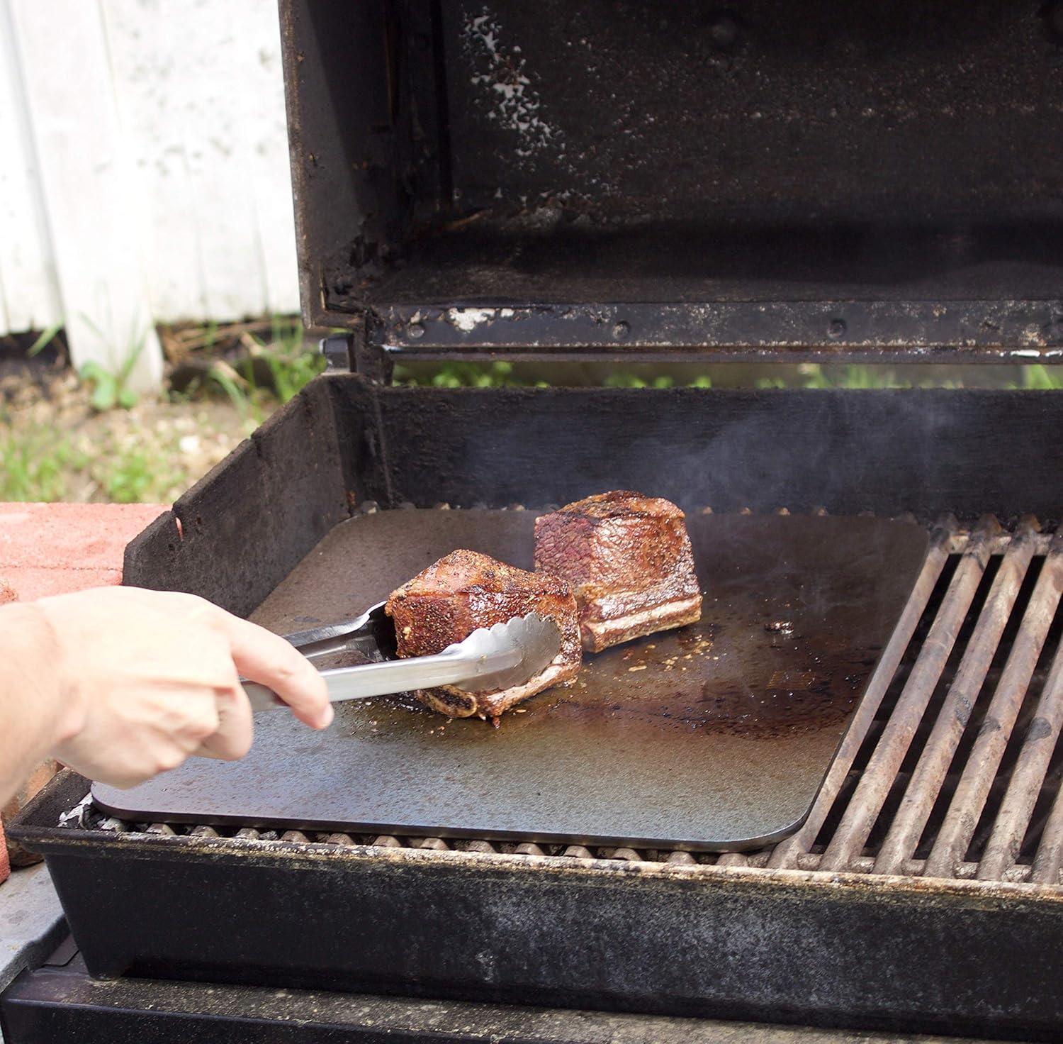 Ultra-Conductive Rectangular Steel Pizza Stone