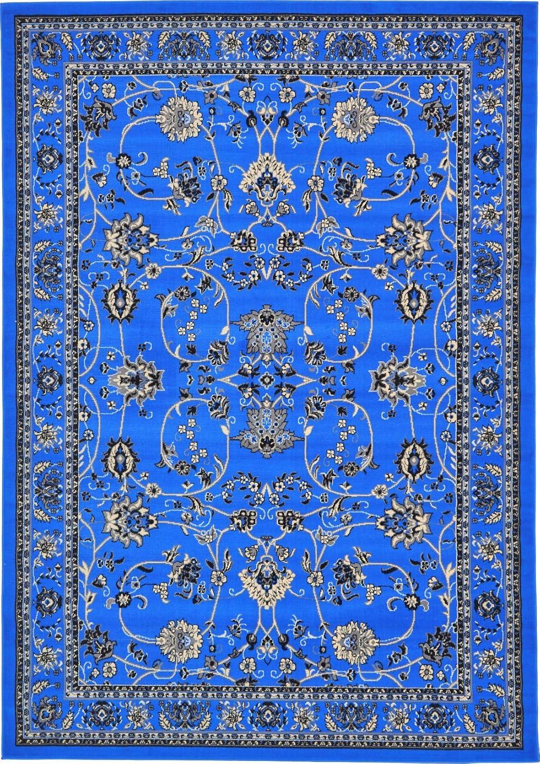 Unique Loom Sialk Hill Washington Floral Indoor Woven Area Rug