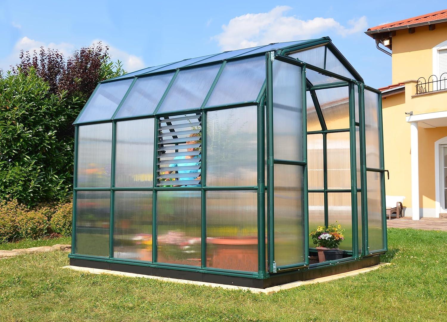 Canopia Palram - Canopia Prestige 2 Twin Wall 8' W Greenhouse with Starter Kit