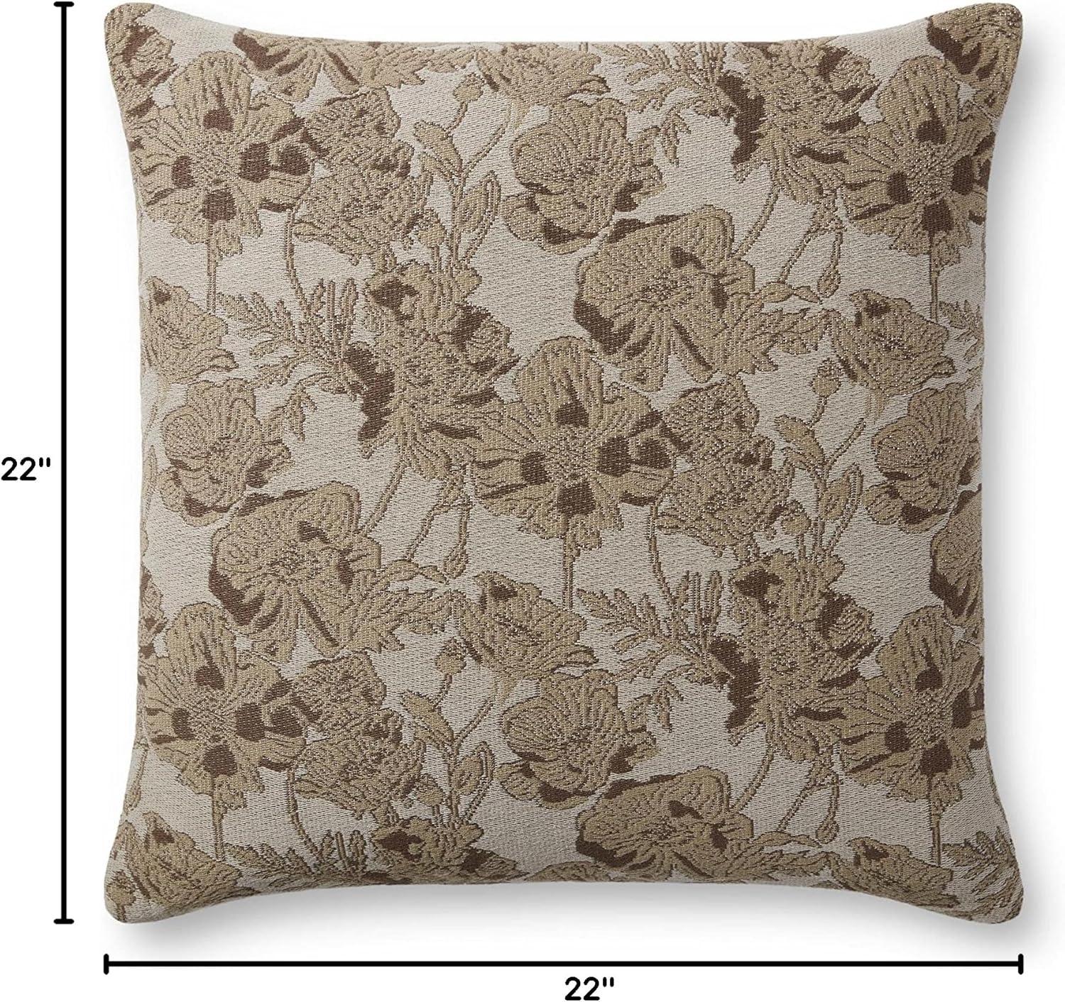 Matilda Pillow x Chris Loves Julia x Loloi - Blue and Brown
