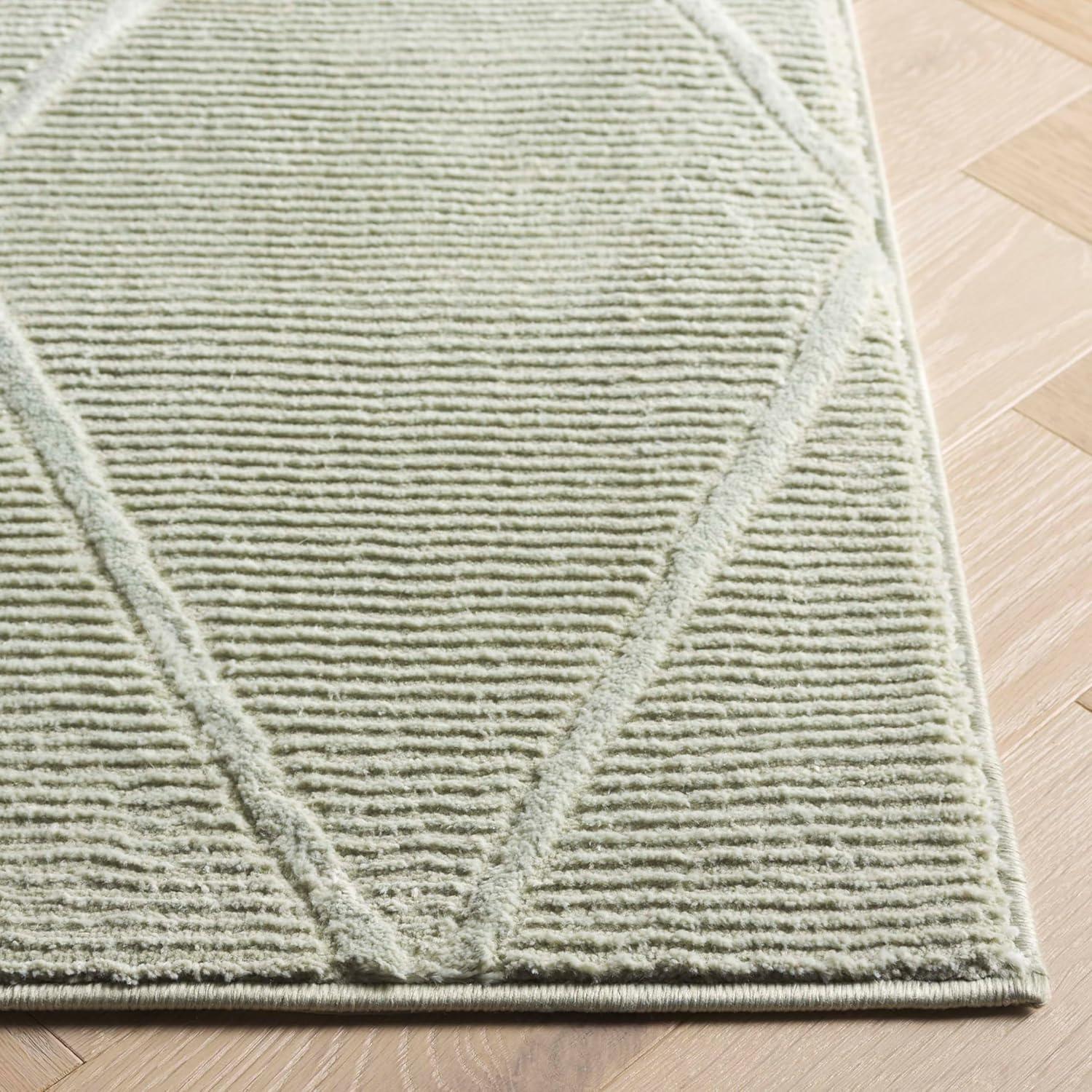 Revive REV104 Power Loomed Indoor Area Rug - 5'3"x7'7" - Sage - Safavieh