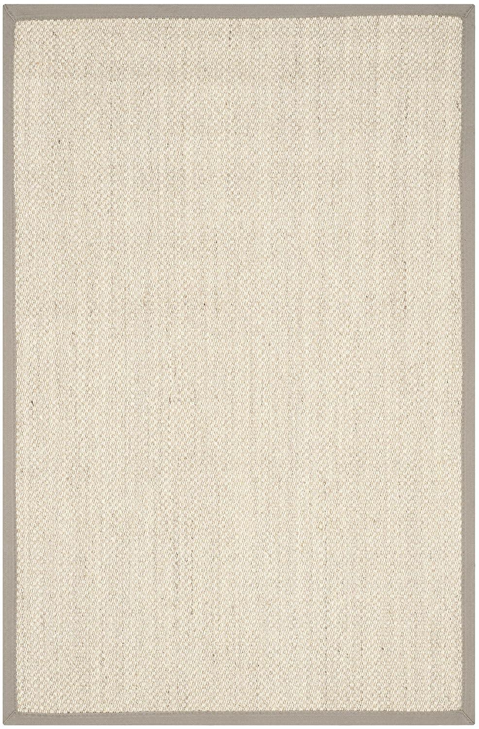 Natural Fiber NF143 Power Loomed Indoor Accent Rug - Marble/Khaki - 3'x5' - Safavieh.