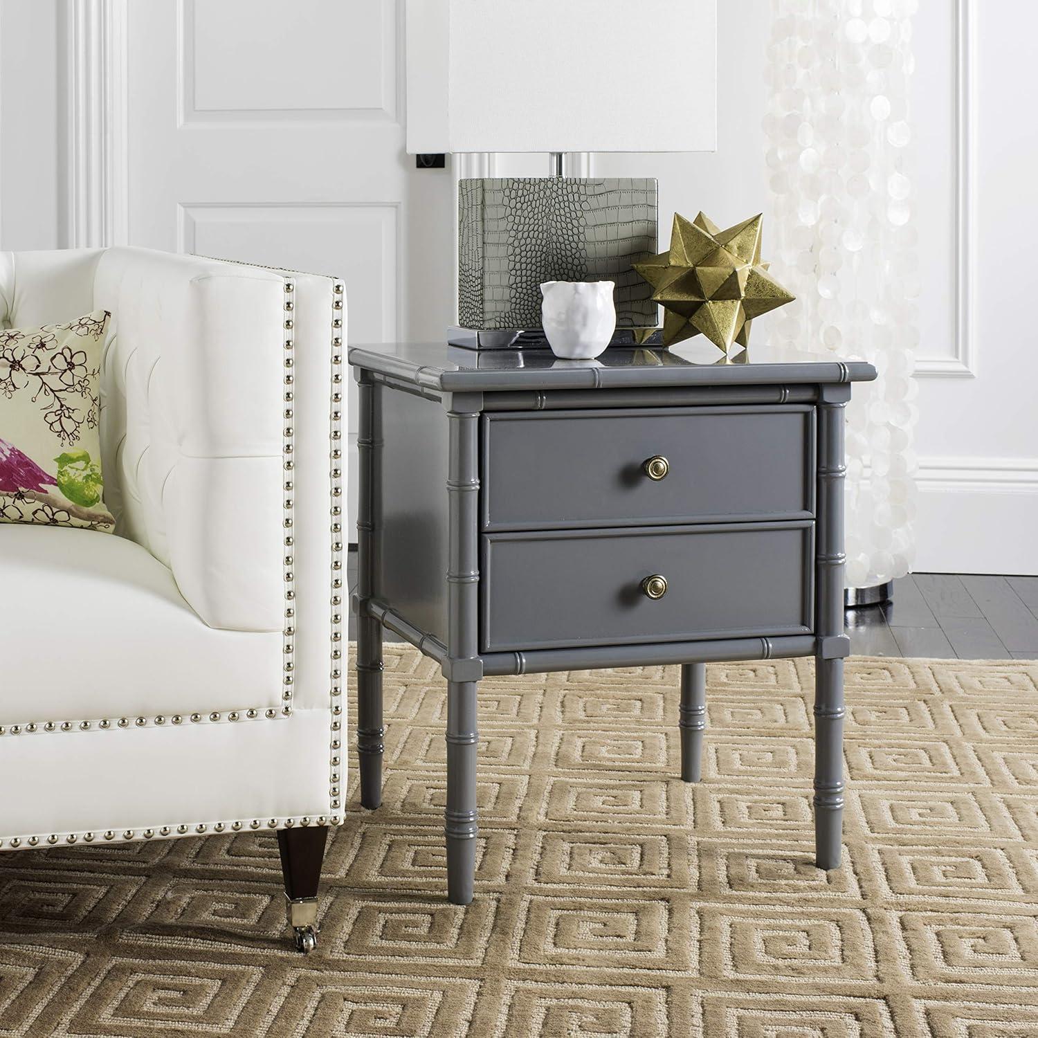 Niah 2 Drawer Nightstand  - Safavieh