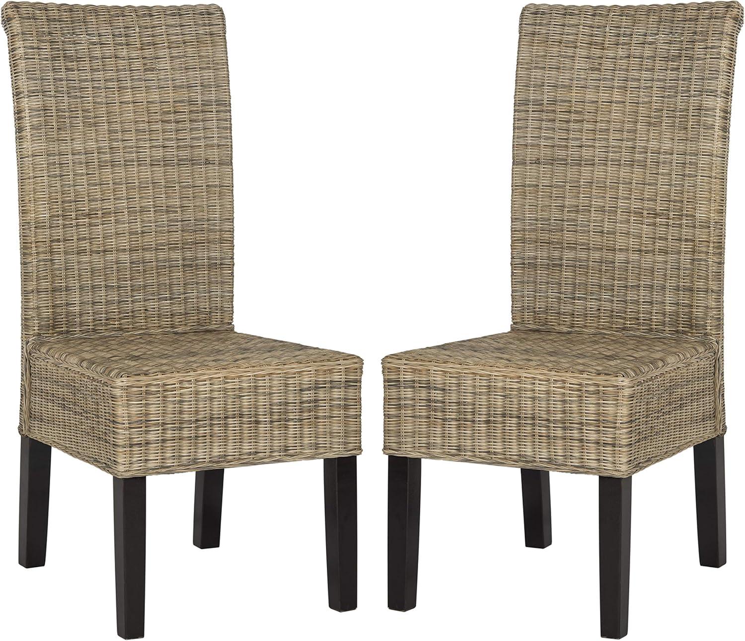 Arjun 18''H Wicker Dining Chair (Set of 2)  - Safavieh