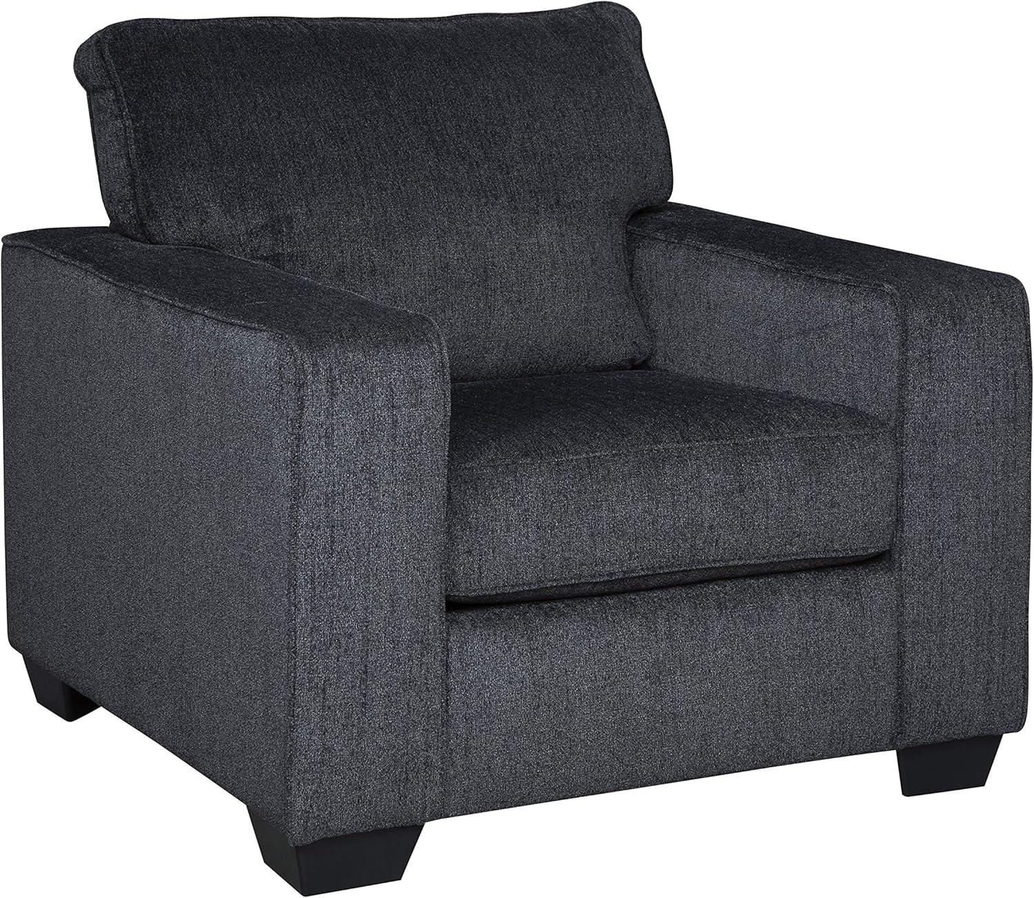 Sholes Upholstered Armchair with Ottoman