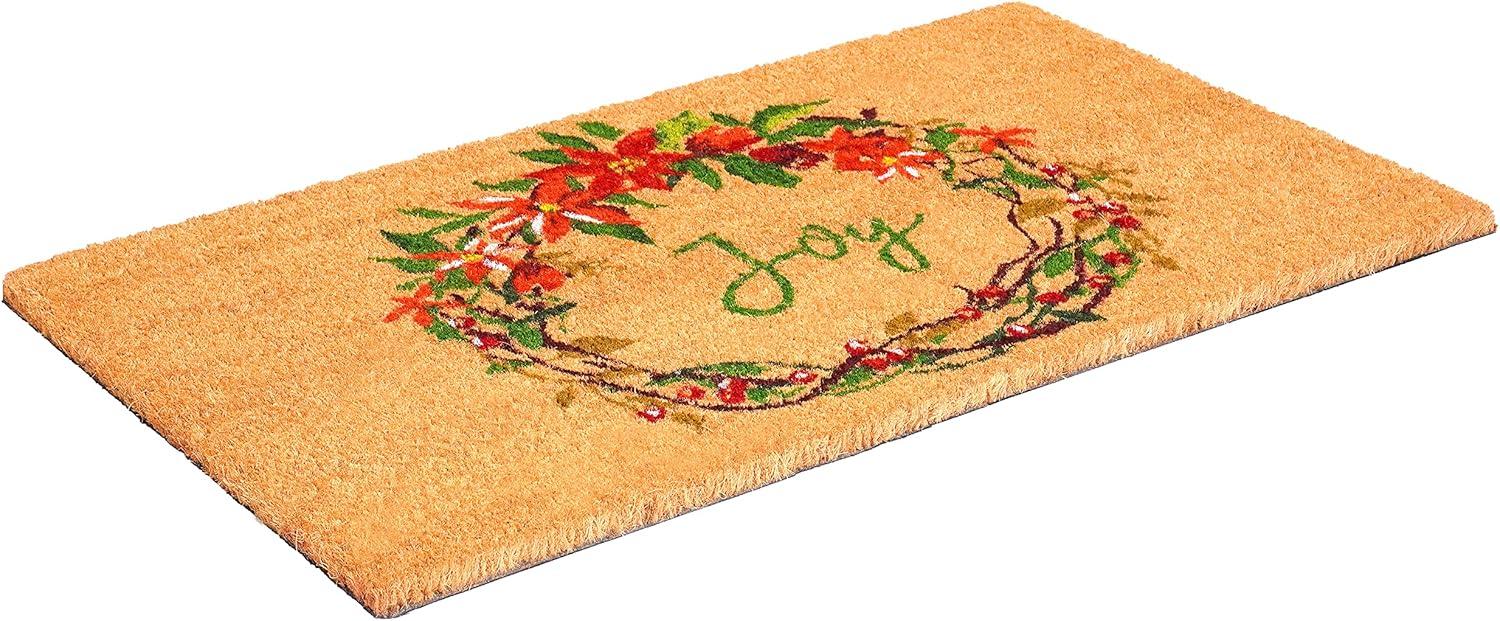 Calloway Mills 107552436 24 x 36 in. Christmas Joy Doormat - Multi Color