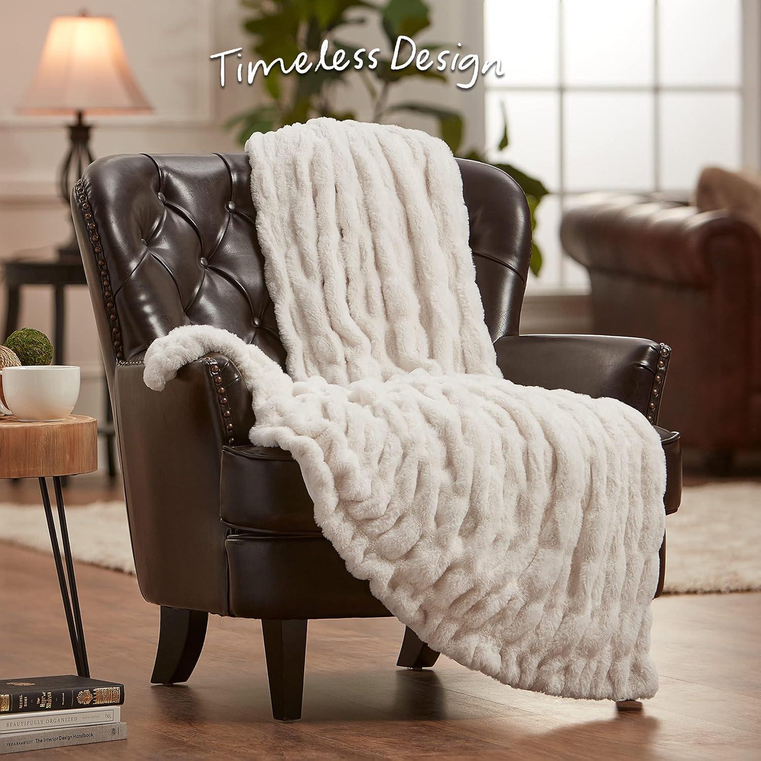 Chanasya Faux Fur Throw & Reviews | Wayfair