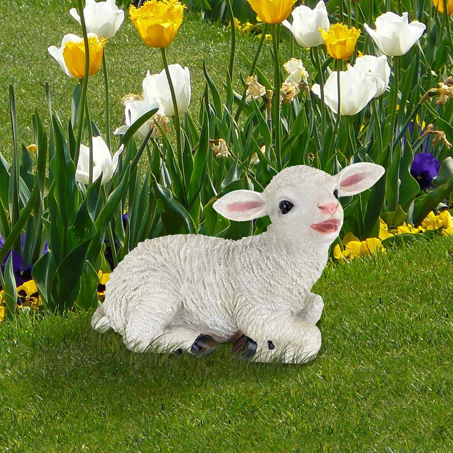 Yorkshire Standing Lamb Statue