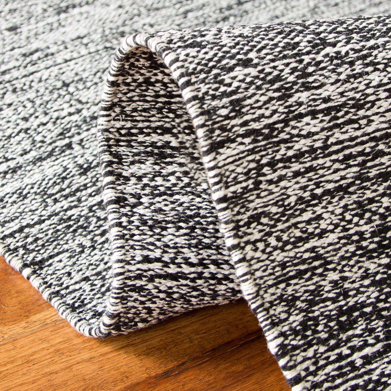 Montauk MTK615 Hand Woven Indoor Area Rug - Black - 8'x10' - Safavieh