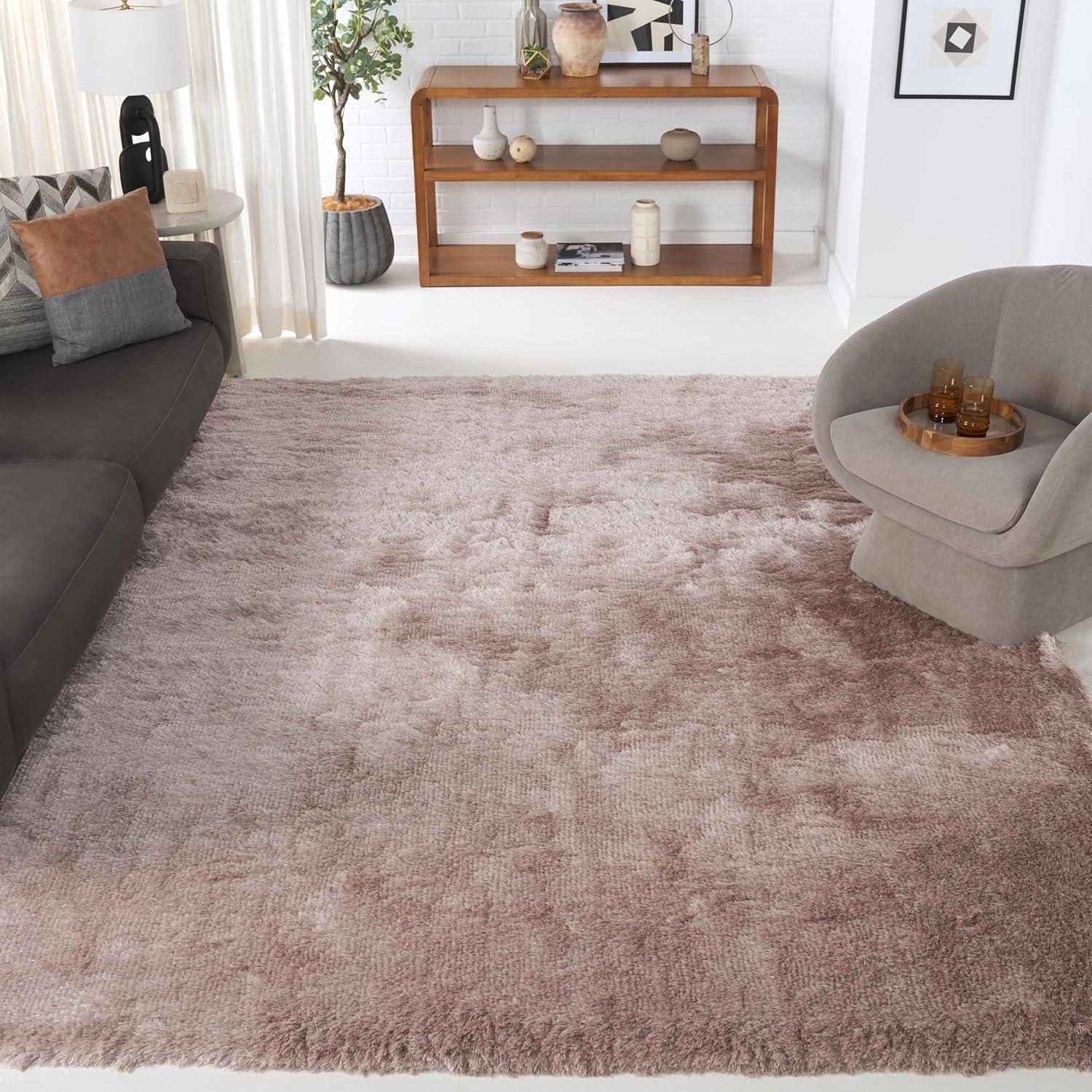 Paris Shag SG511 Hand Tufted Indoor Area Rug - Ivory - 8'x10' - Safavieh