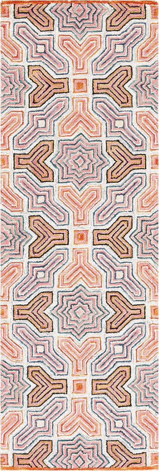 Deyoung Hand Tufted Wool Geometric Rug