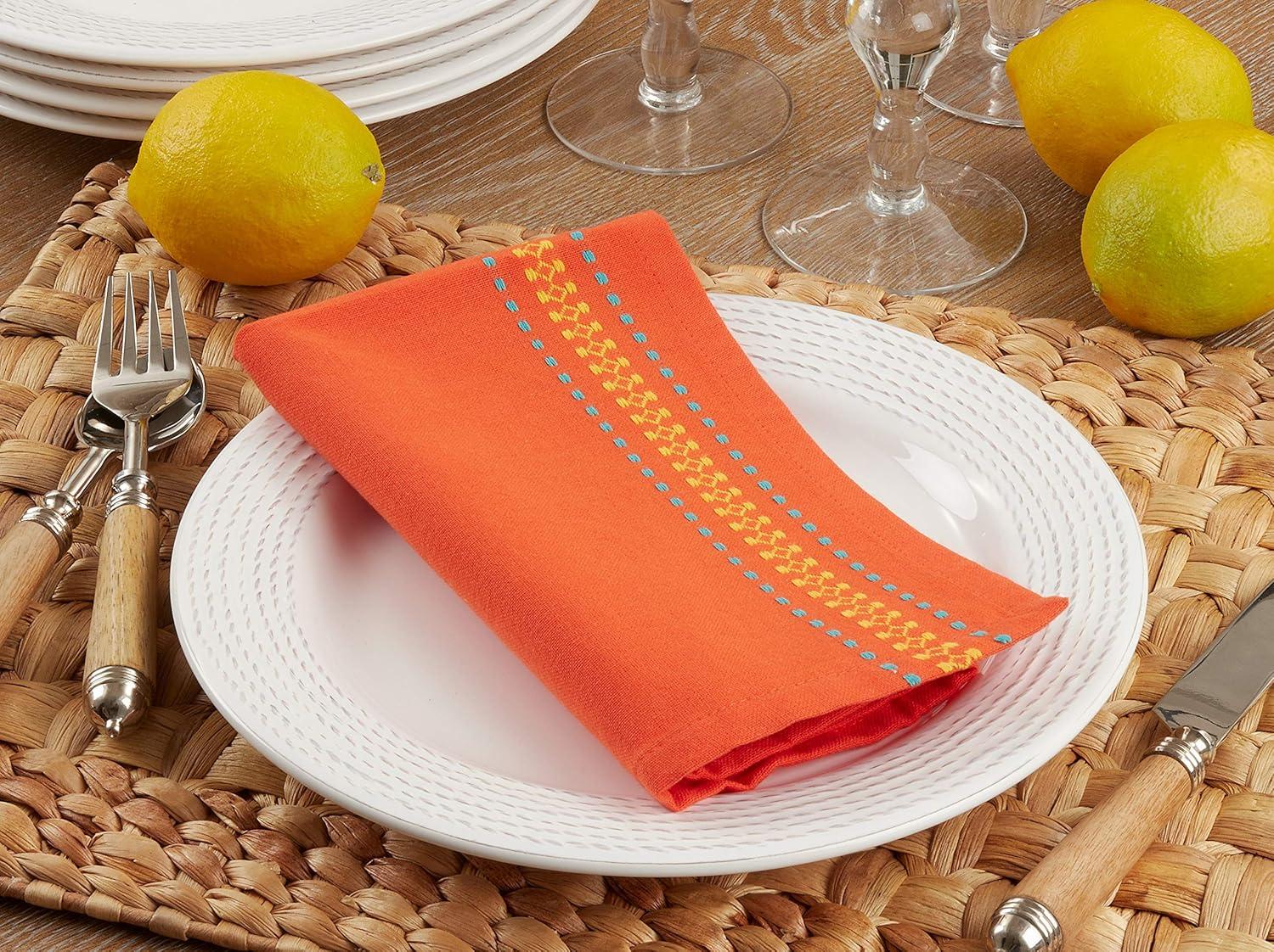 Fiesta Cotton Striped Square Napkin