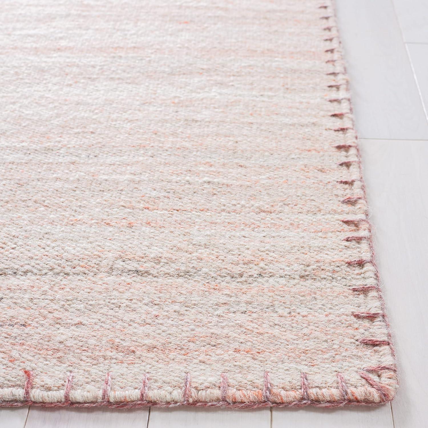 Kilim KLM651 Hand Woven Runner Rug - Light Pink - 2'3"x9' - Safavieh.