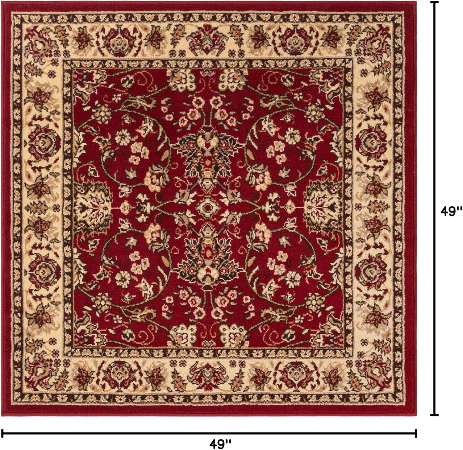 Unique Loom Sialk Hill Washington Floral Indoor Woven Area Rug