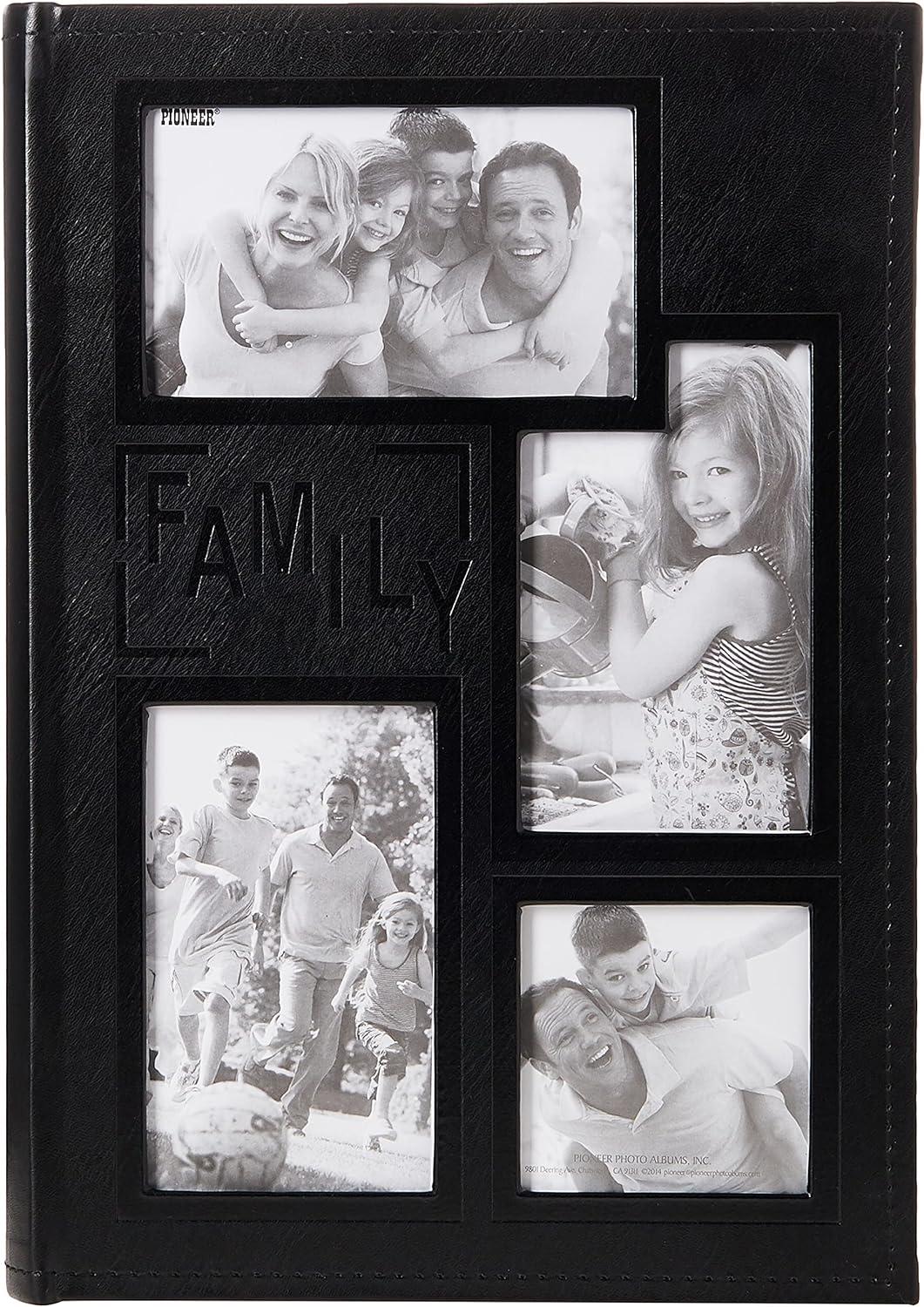 Pioneer Photo Albums Family Collage Frame Cover 300 pkt 4x6 Photo Album