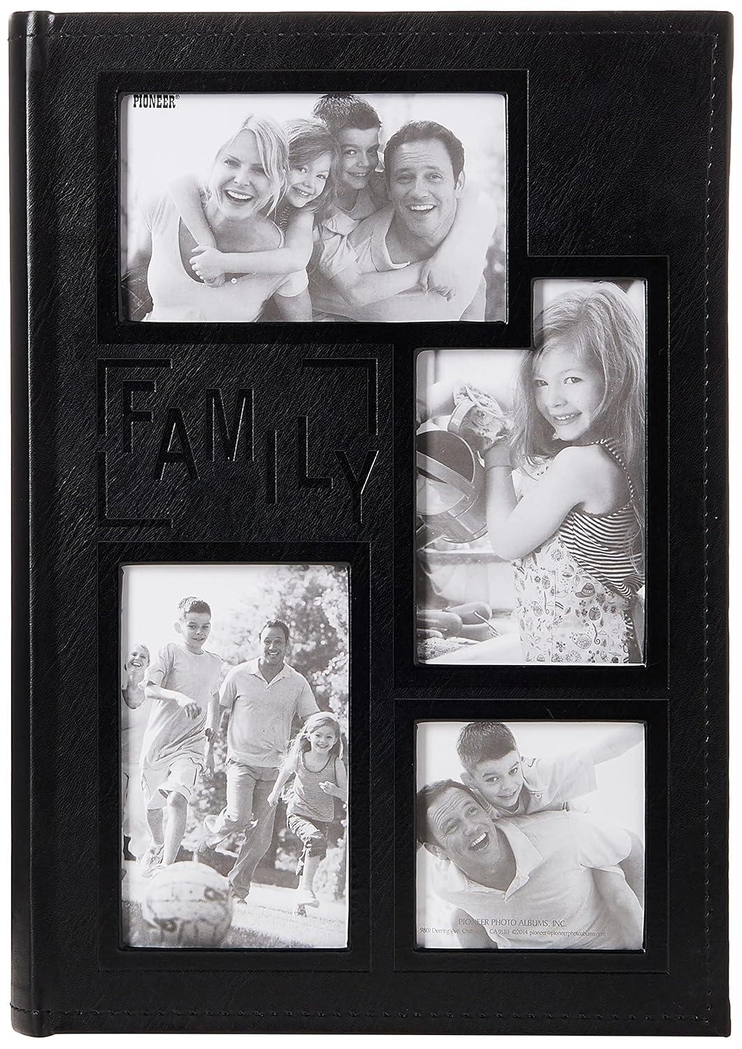 Pioneer Photo Albums Family Collage Frame Cover 300 pkt 4x6 Photo Album