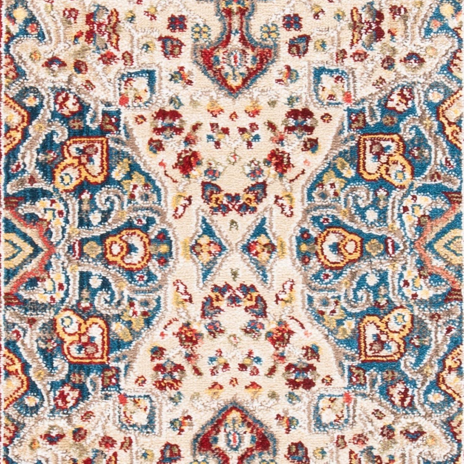 Kashan KSN305 Power Loomed Area Rug - Ivory/Red - 9'x12'6" - Safavieh