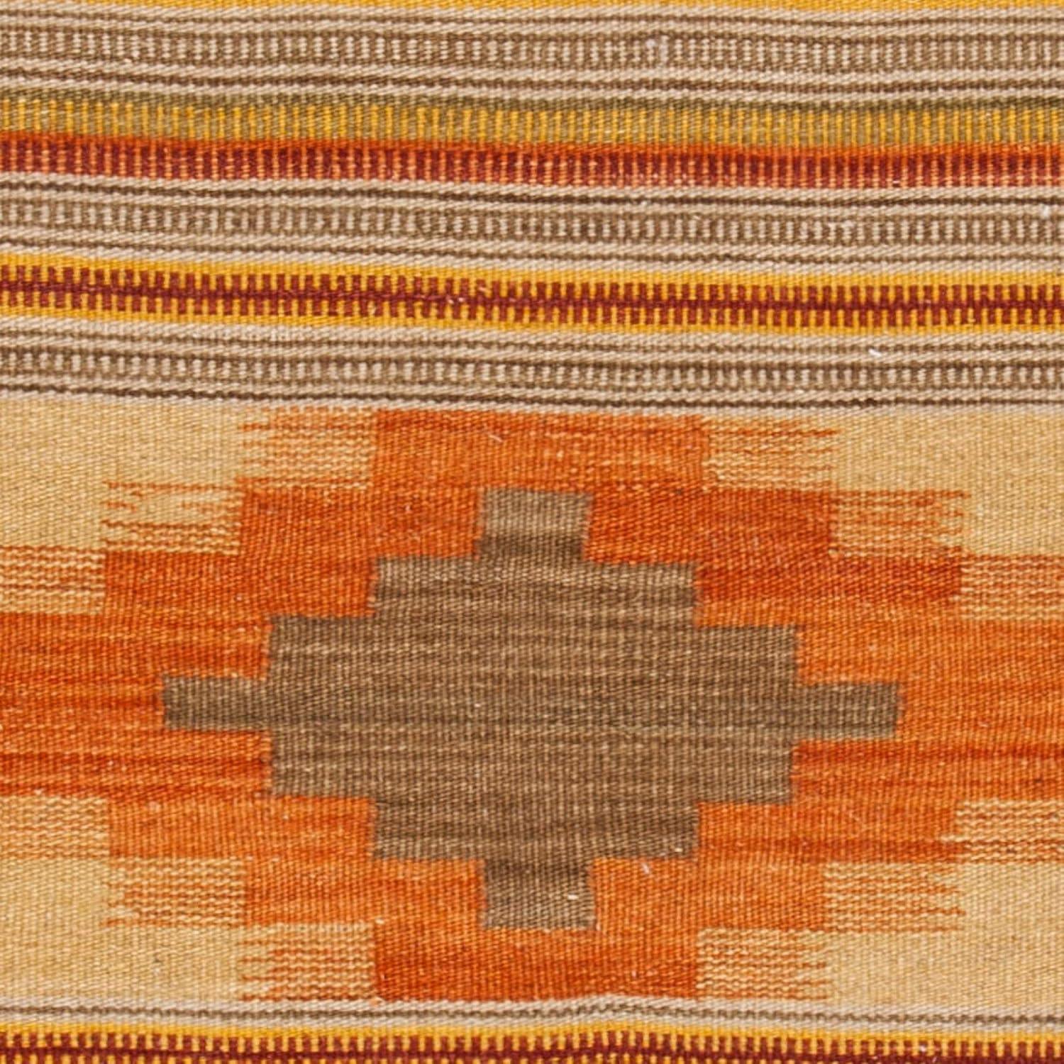 Kilim NVK177 Hand Woven Area Rug - Red/Multi - 6'x9' - Safavieh.