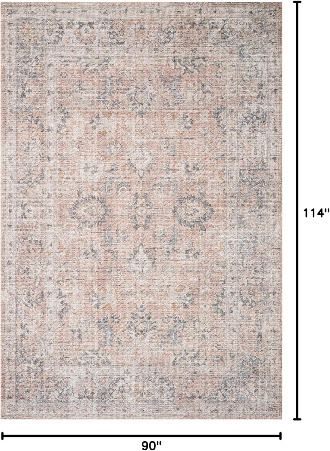 Roze Rug - Blush and Grey / 7'6" x 9'6"