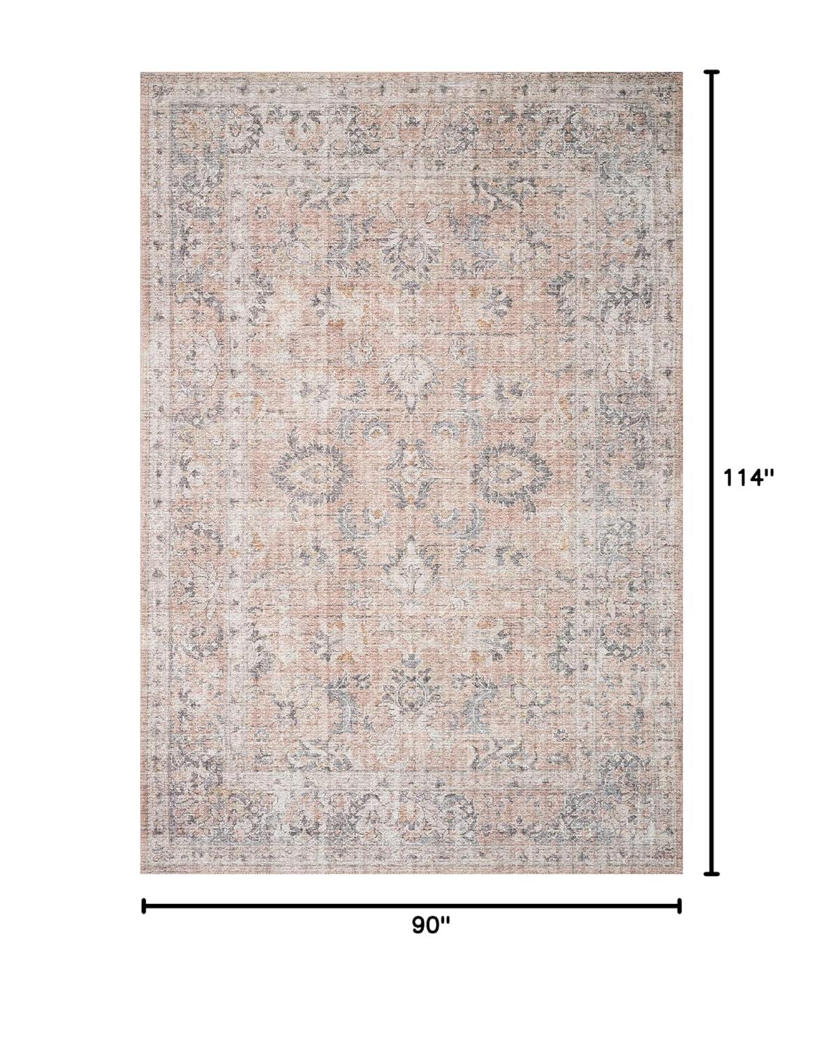 Roze Rug - Blush and Grey / 7'6" x 9'6"