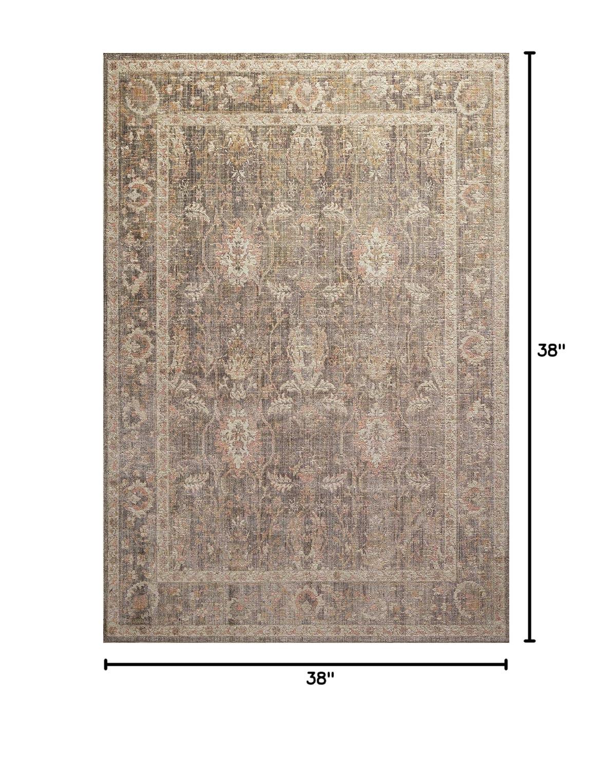 Rosemarie Rug by Chris Loves Julia x Loloi - Sage and Blush / 3'2" Round