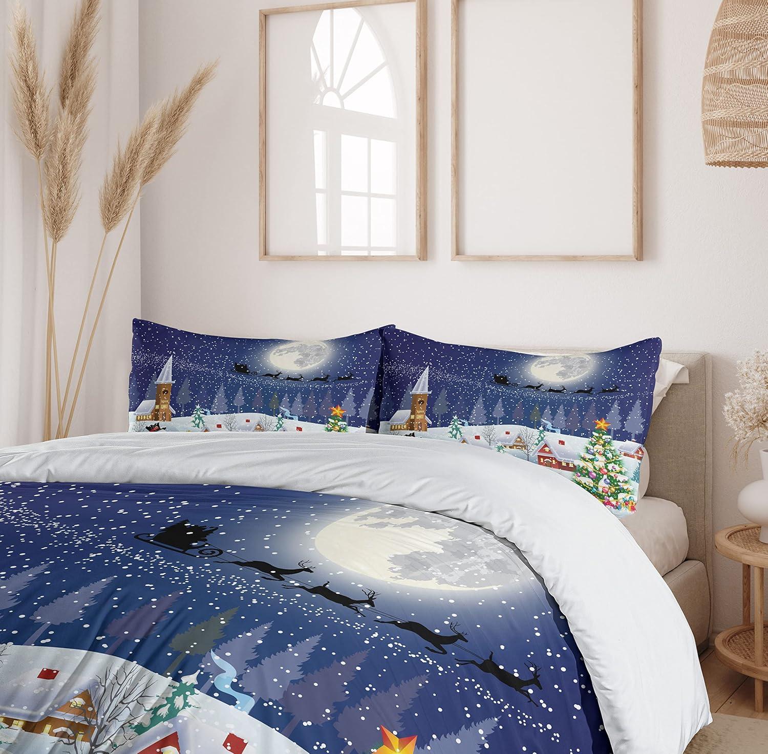 Christmas Traditional Duvet Cover Set