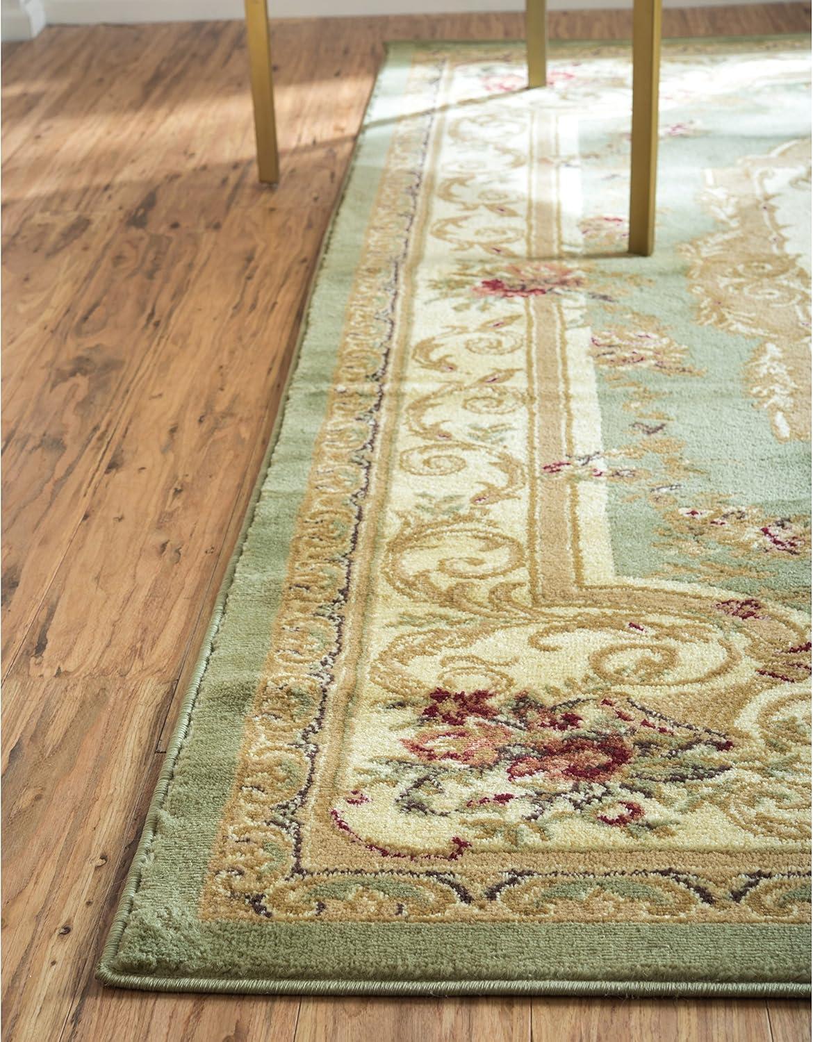 Unique Loom Versailles Collection Area Rug - Henry (4' 1" x 6' 1" Rectangle Brown/Cream)