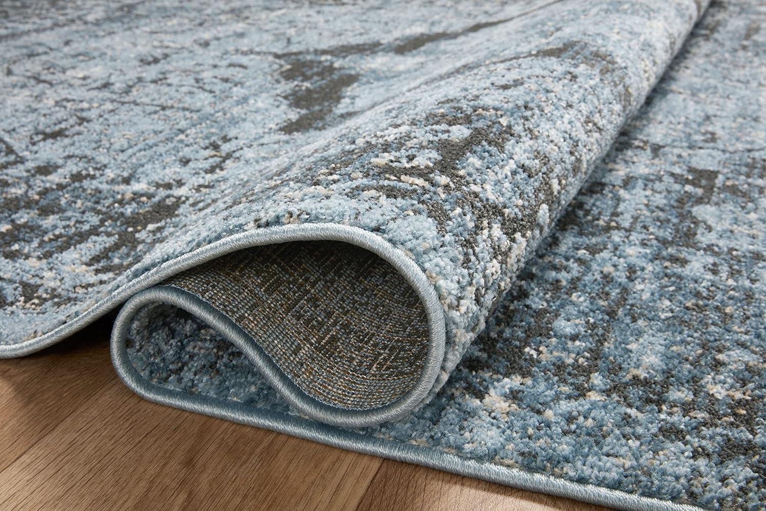 Loloi II Odette Sky / Charcoal 5'-3" x 7'-9" Area Rug