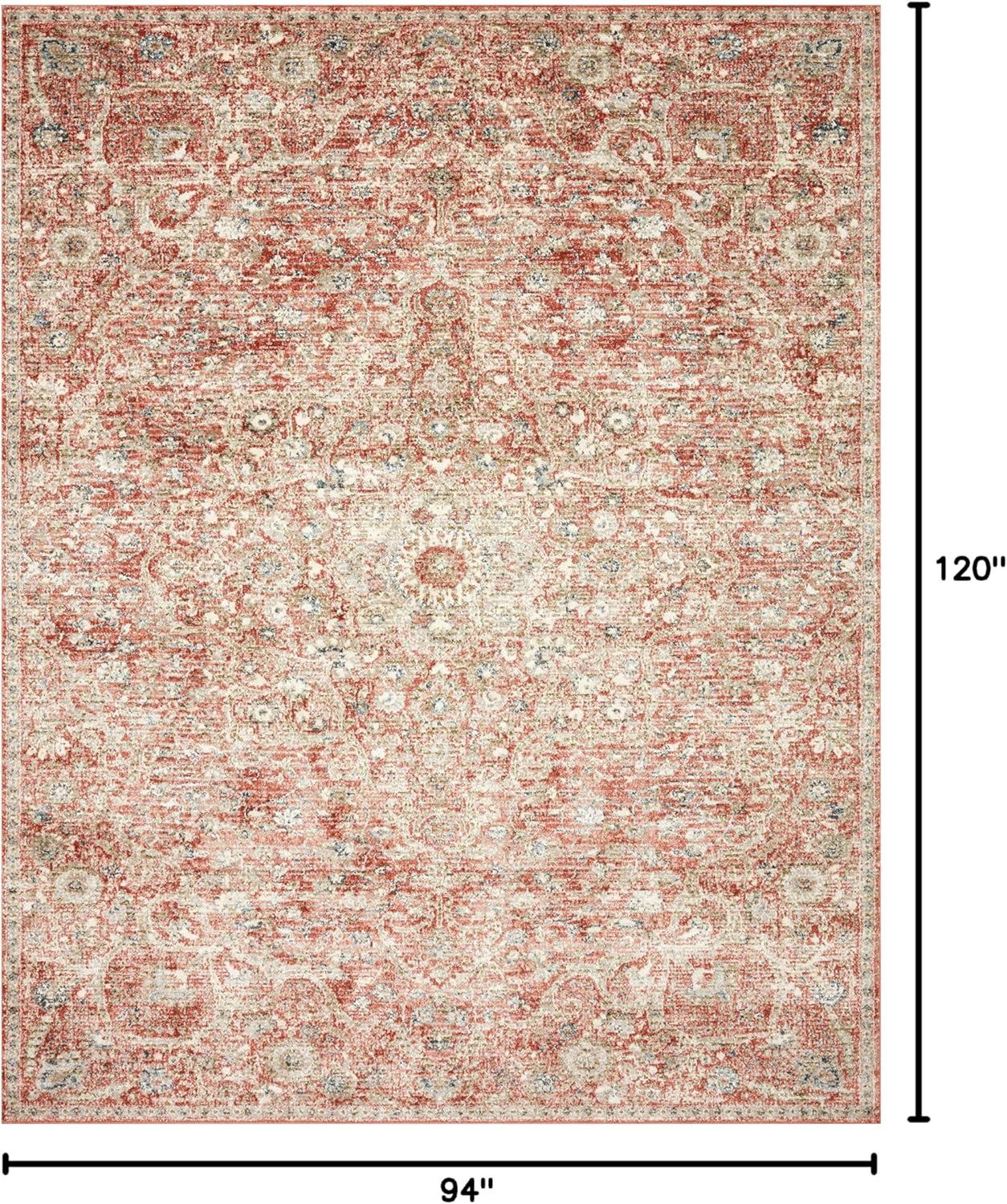 Loloi II Saban SAB-02 Oriental Rust / Beige Area Rug 7'-10" x 10'