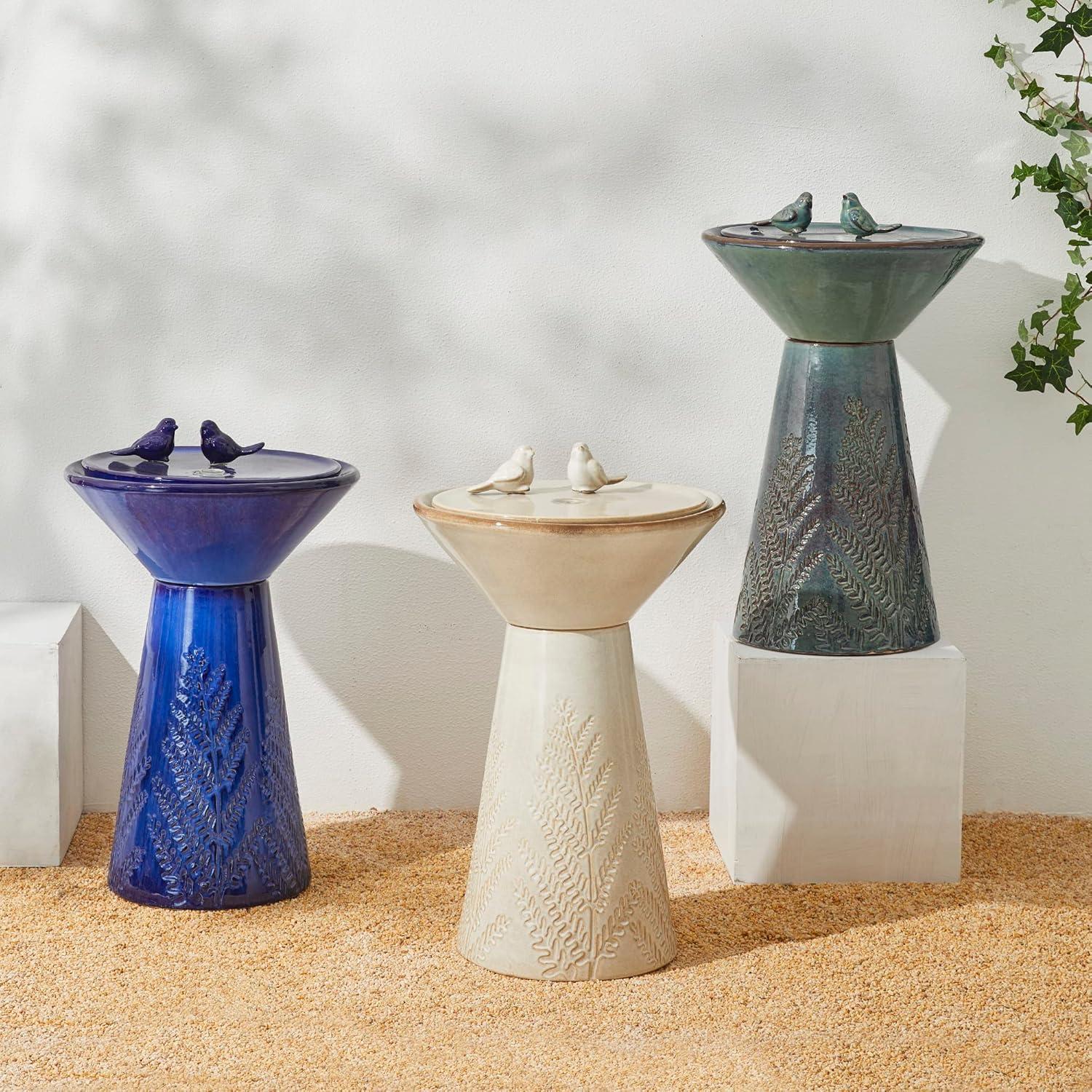 Kelly Clarkson Home Loulou Weather Resistant Bowl & Stand Fountain with Light