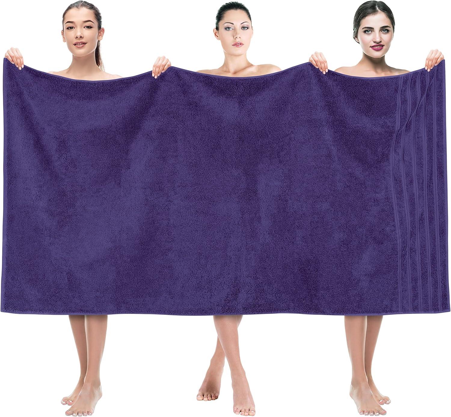 American Soft Linen 100% Cotton Jumbo Large Turkish Bath Towel Sheet, 35x70 inches Soft and Quick Dry Bath Sheet