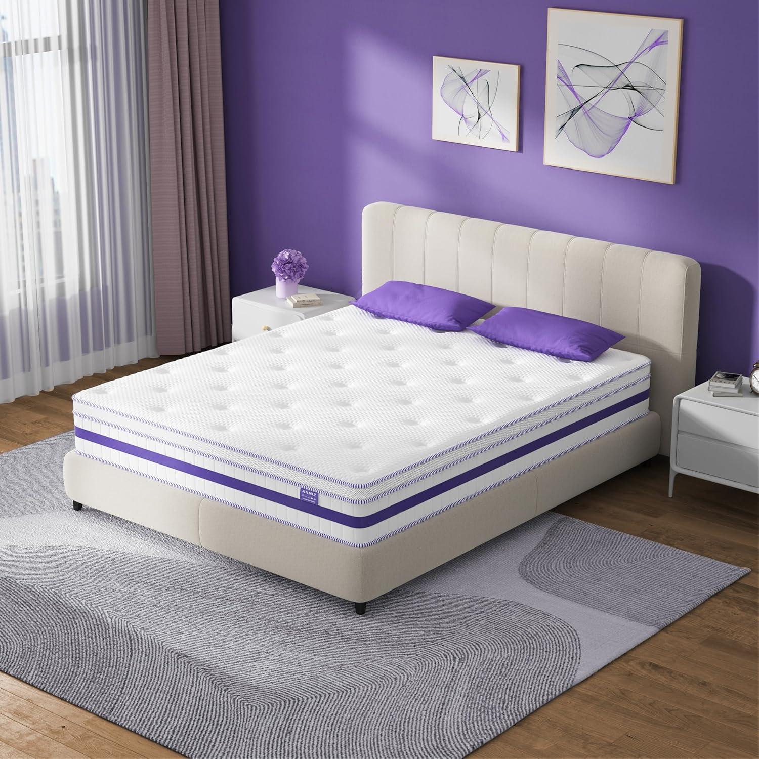 ANMIZ 14'' Medium Memory Foam Mattress in a Box