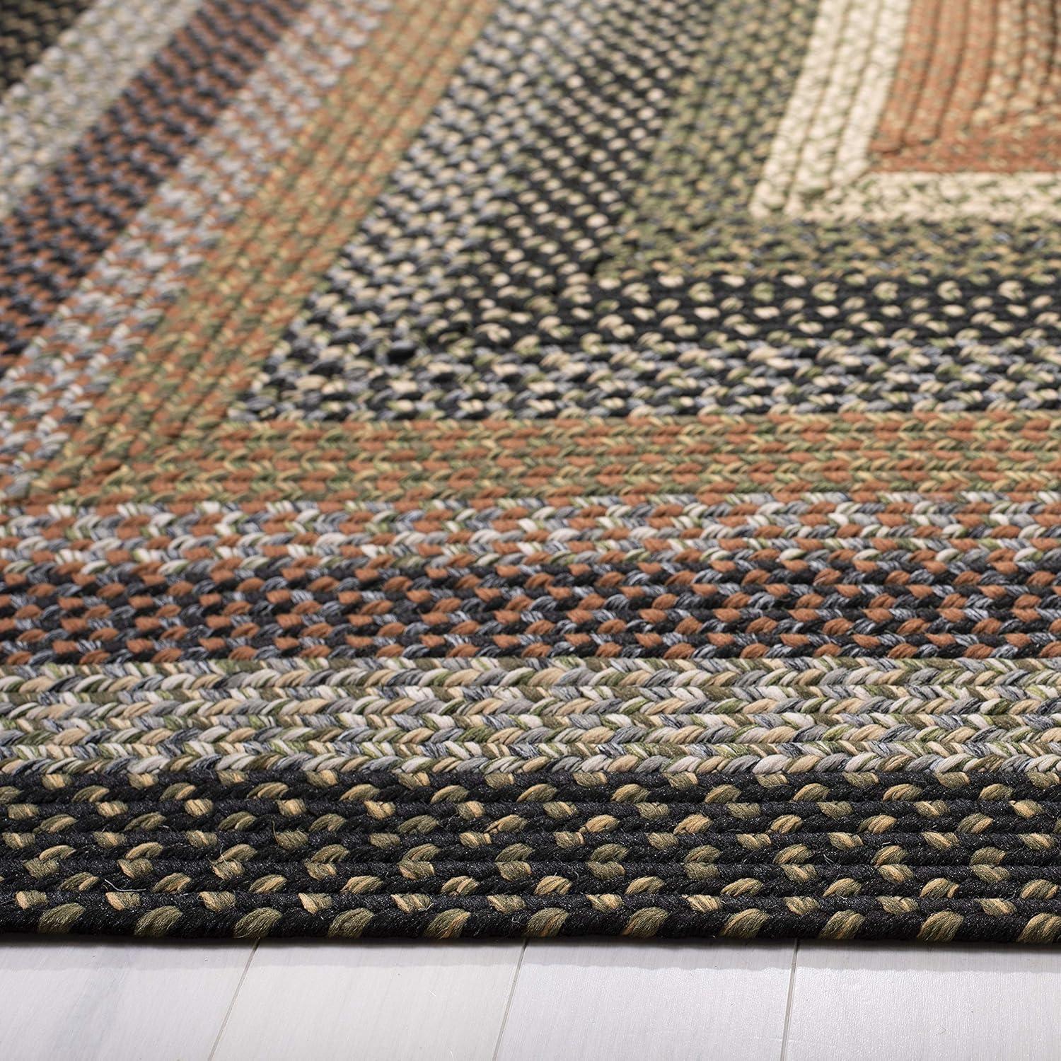 Braided BRD308 Hand Woven Area Rug - Multi - 6'x9' - Safavieh.