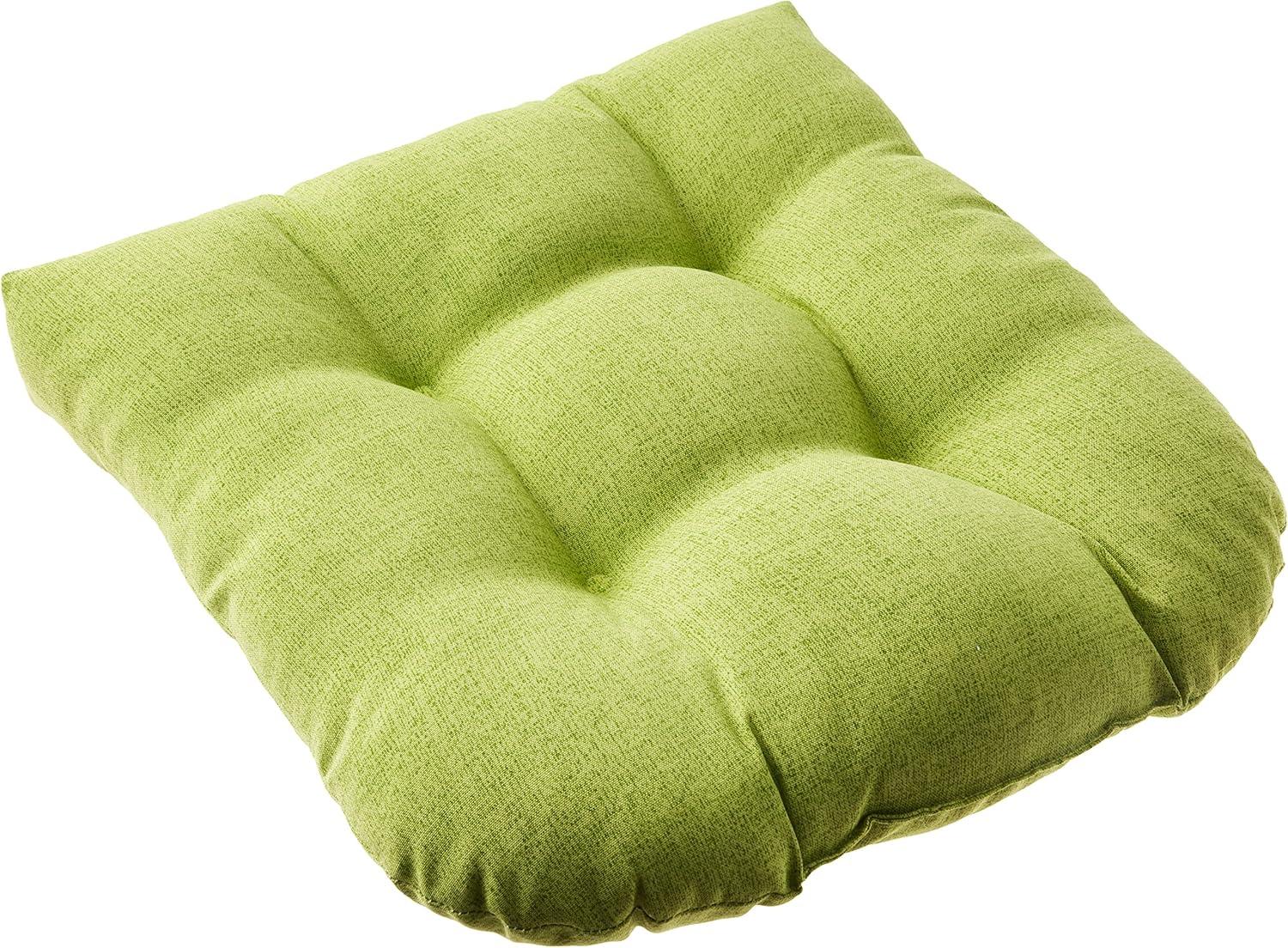 Baja Lime Green Wicker Chair Cushion Duo