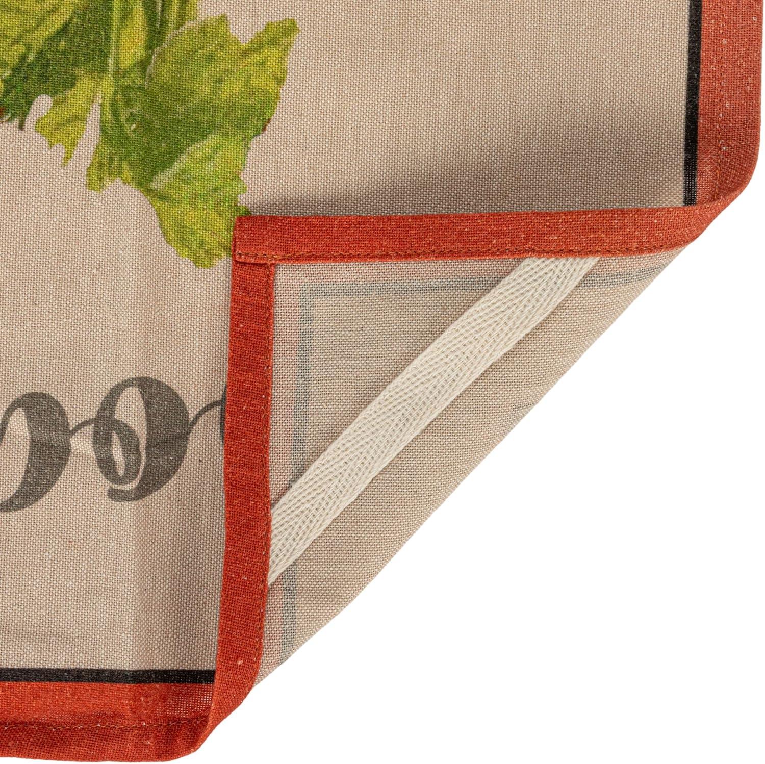 Creative Co-Op Cotton Printed Tea Towel with Cocktail Recipe Prints, Multicolor, Set of 8