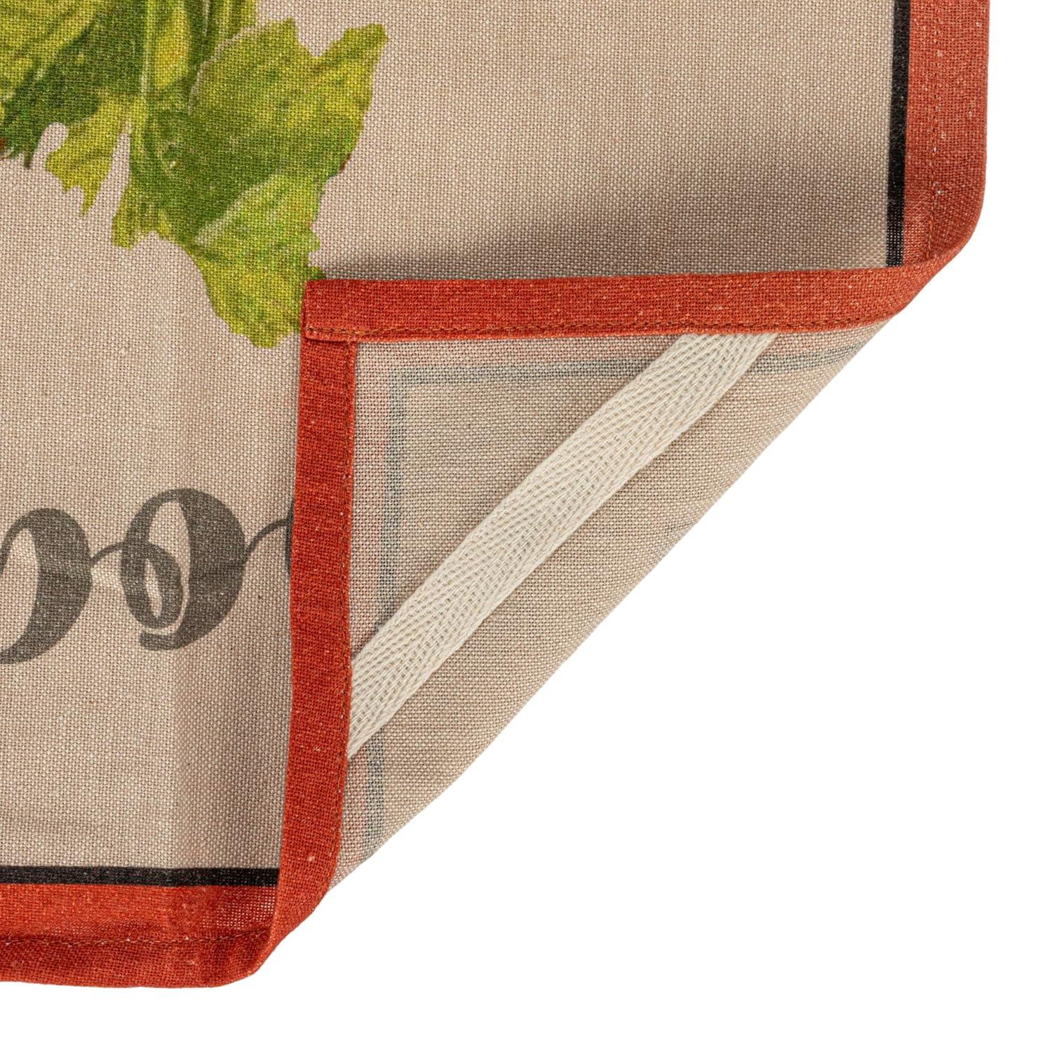 Creative Co-Op Cotton Printed Tea Towel with Cocktail Recipe Prints, Multicolor, Set of 8