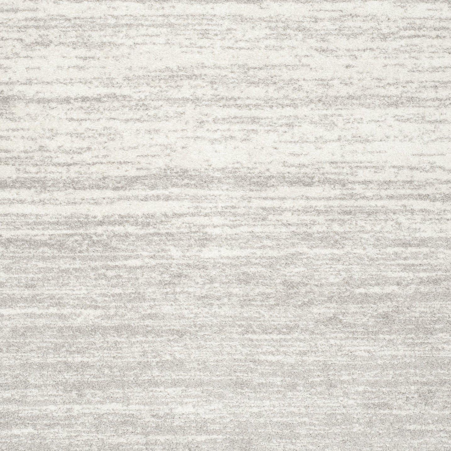 Adirondack ADR113 Machine Made Indoor Area Rug - Ivory/Silver - 6'x9' - Safavieh