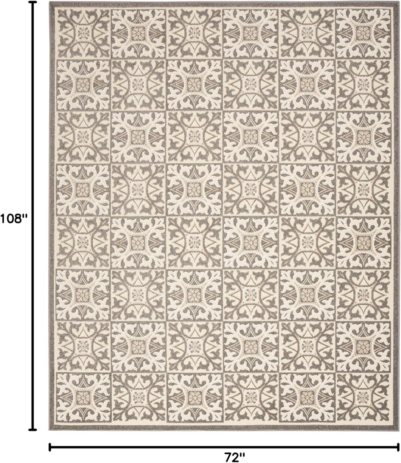 Nourison Aloha Modern Mosaic Outdoor Rug