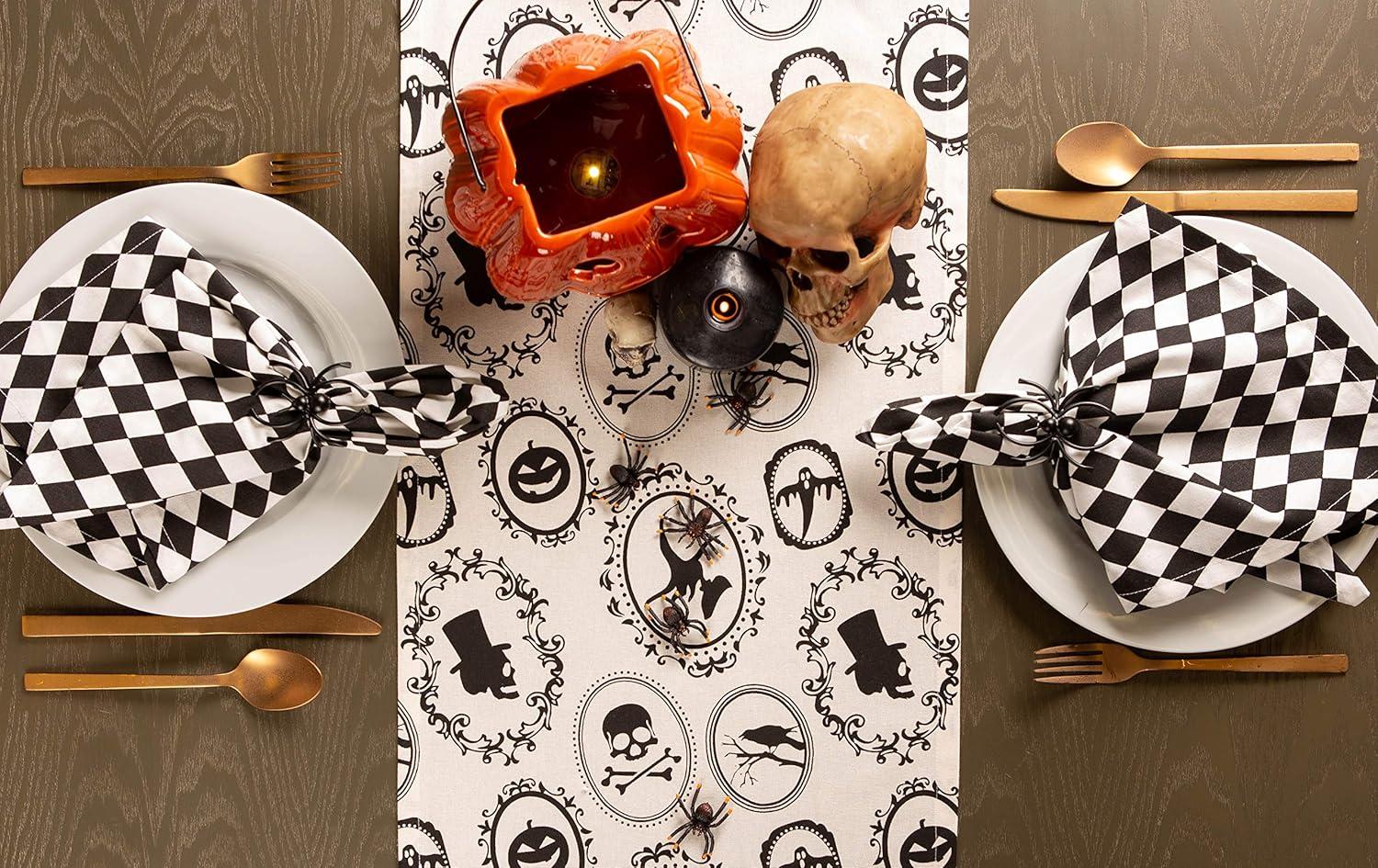 The Holiday Aisle® Turnbow Halloween Portrait Table Runner