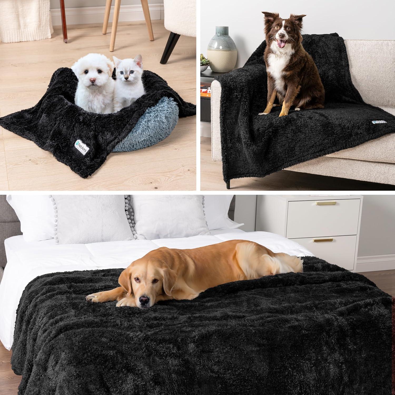 PetAmi Sherpa Fleece Pet Blanket
