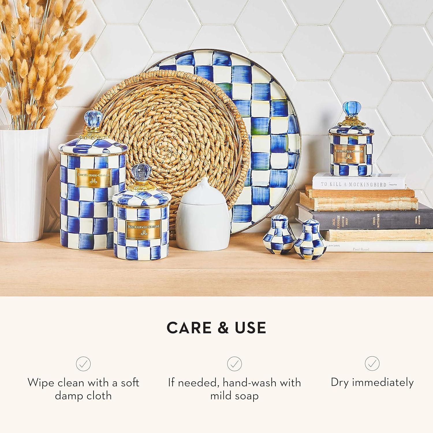 MacKenzie-Childs Royal Check® Canister