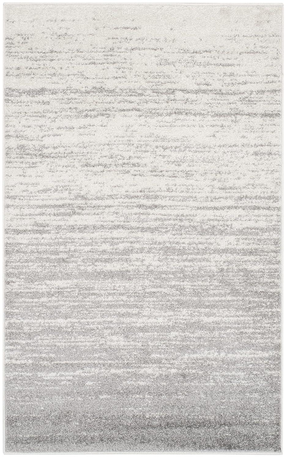 Adirondack ADR113 Machine Made Indoor Accent Rug - Ivory/Silver - 3'x5' - Safavieh