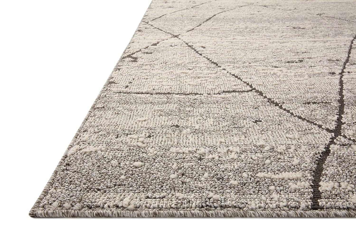 Loloi II Fabian Grey / Charcoal 18" x 18" Sample Area Rug