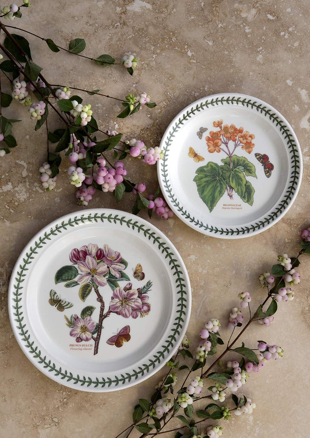 Botanic Garden Begonia Porcelain 8.5" Salad Plate