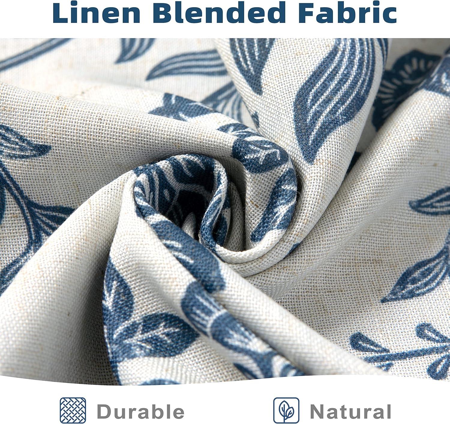 DriftAway Twyla Floral Tailored 52'' W Window Valance