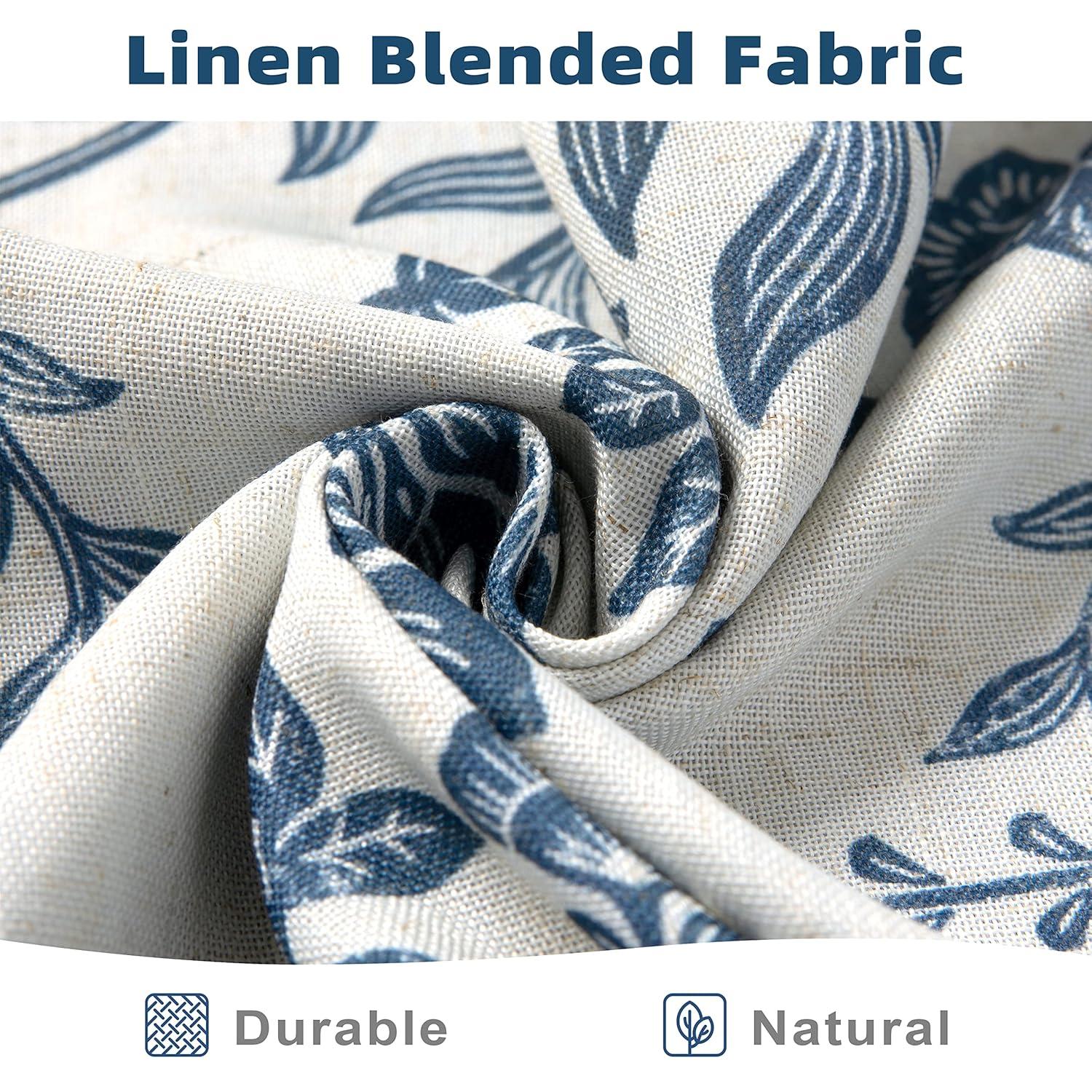 DriftAway Twyla Floral Tailored 52'' W Window Valance