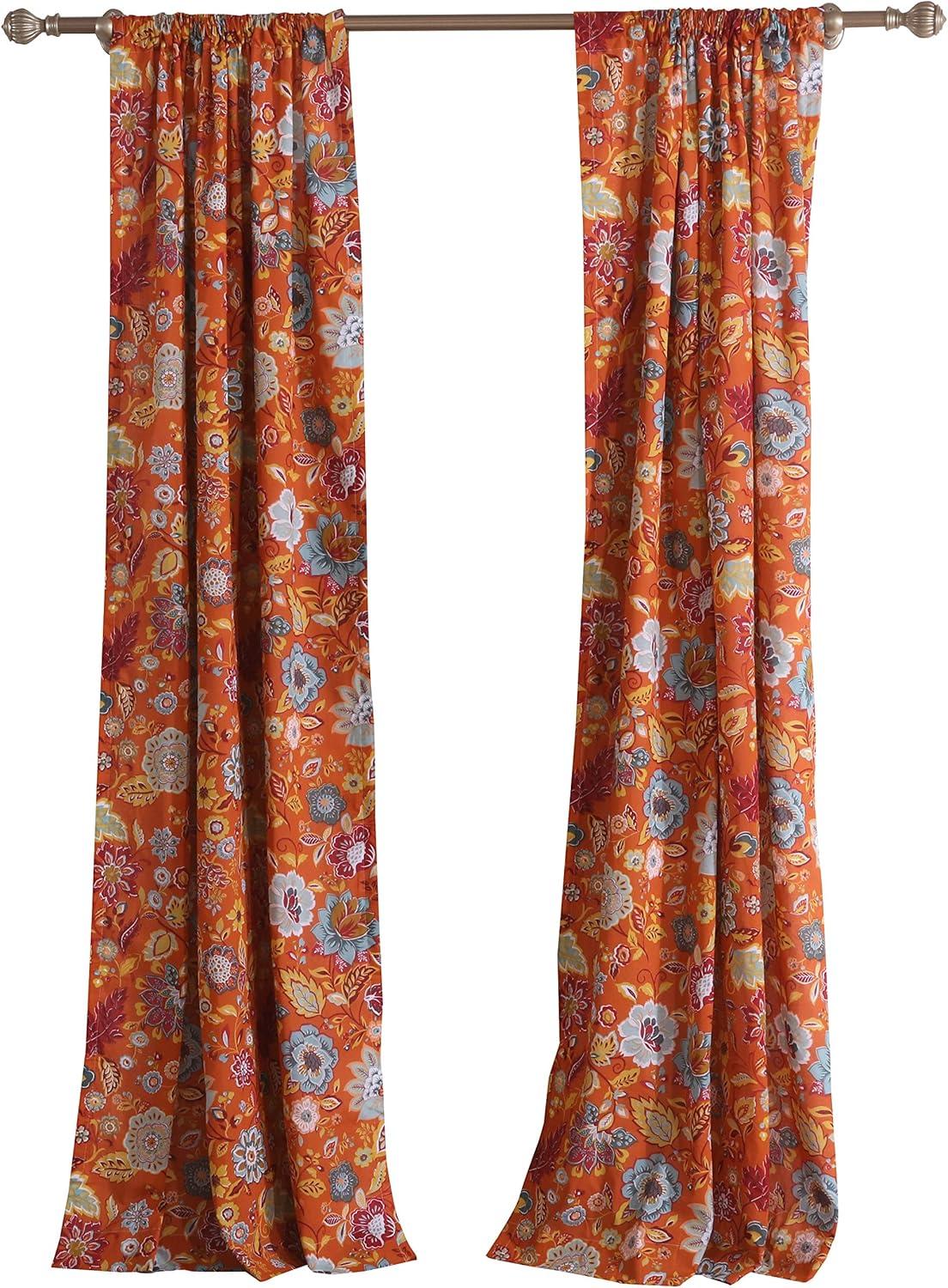 Greenland Home Fashions 1803BWP95 Astoria Spice Panel Pair 84x84