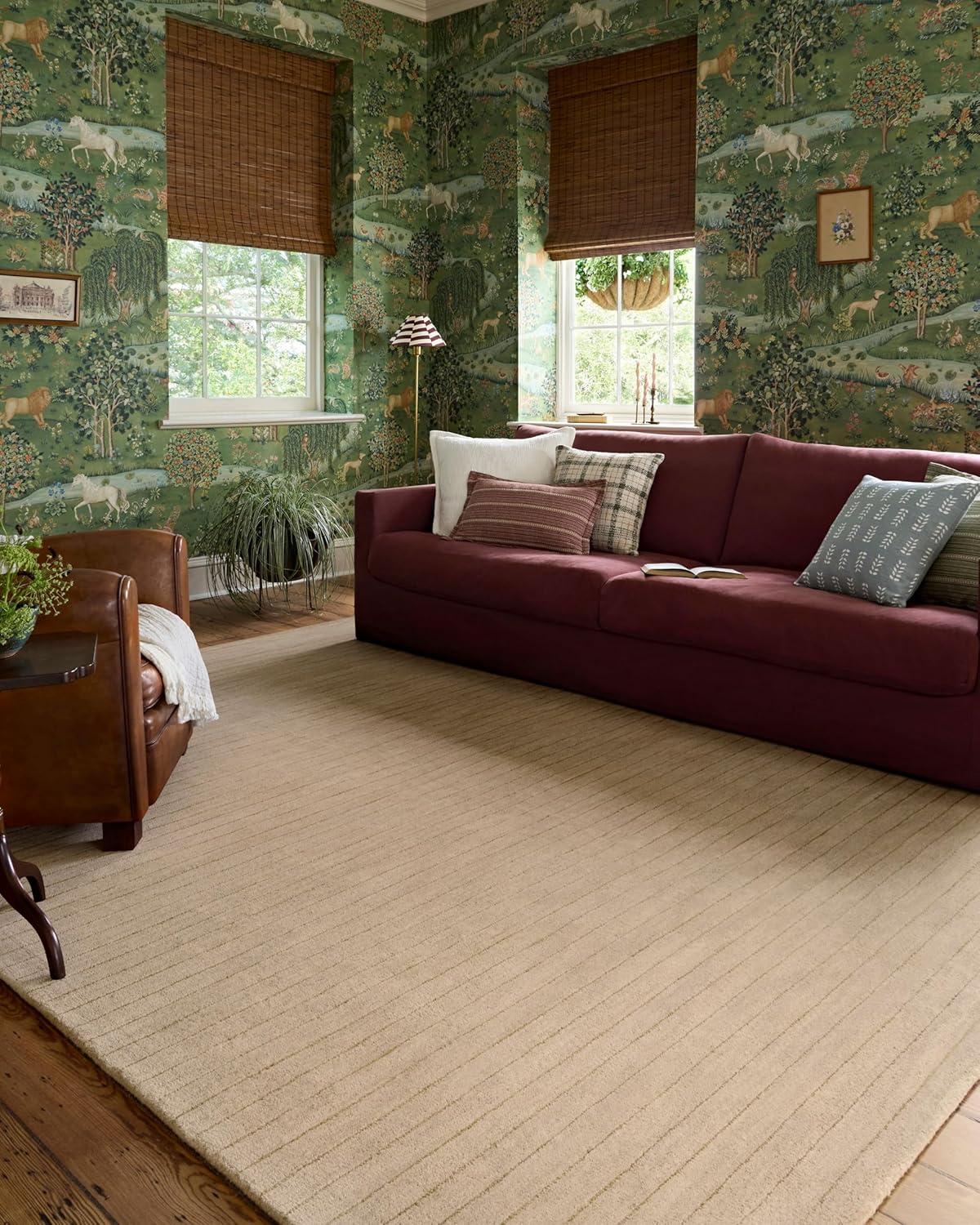 Chris Loves Julia x Loloi Henry Rust / Natural Area Rug
