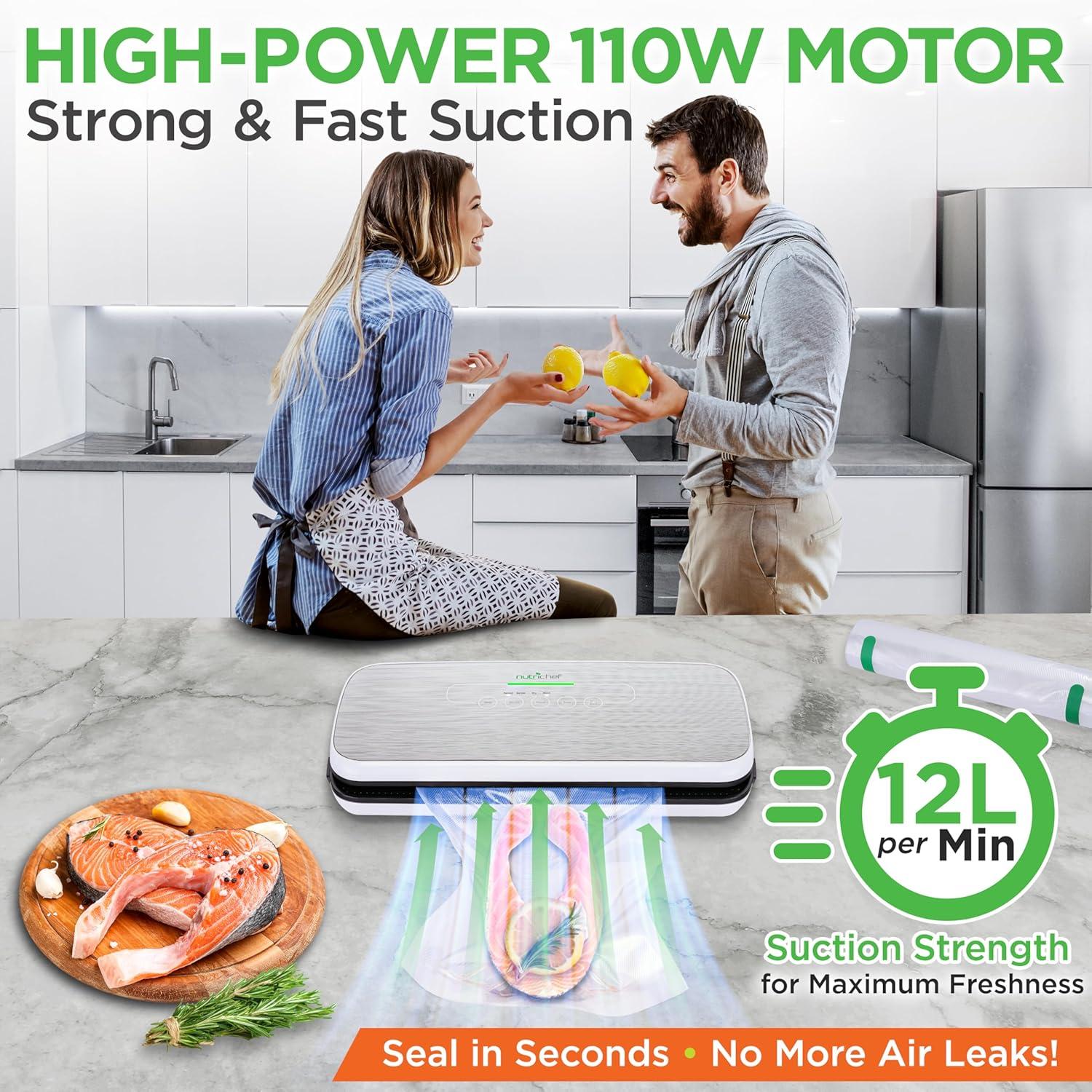 NutriChef Automatic Food Vacuum Sealer