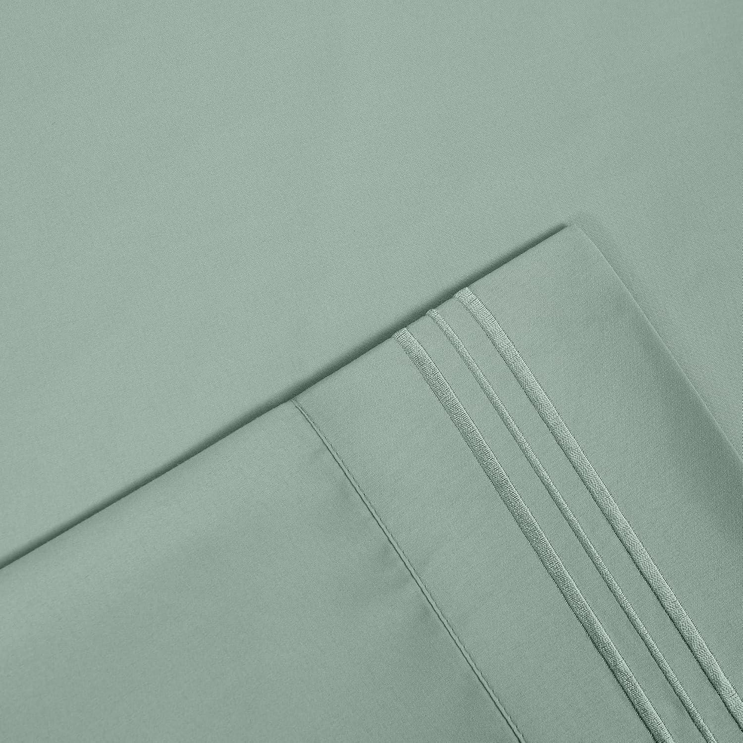 Modern Threads 6-Piece Deep Pocket Aloe Microfiber Adult Bed Sheet Set, King